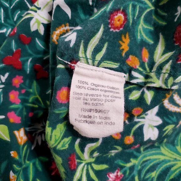 PrintFresh Pajama Top M Unicorn's Garden Juniper Organic Cotton Short Sleeve - Picture 13 of 13